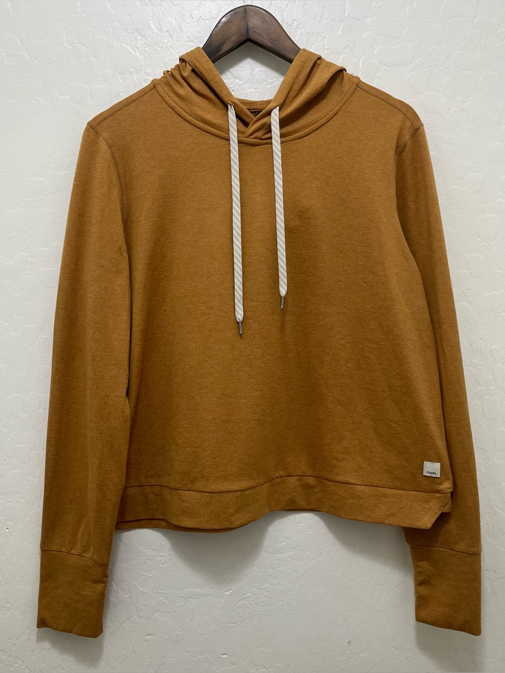 Vuori Women's Halo Essential Hoodie Size L Yellow VW226